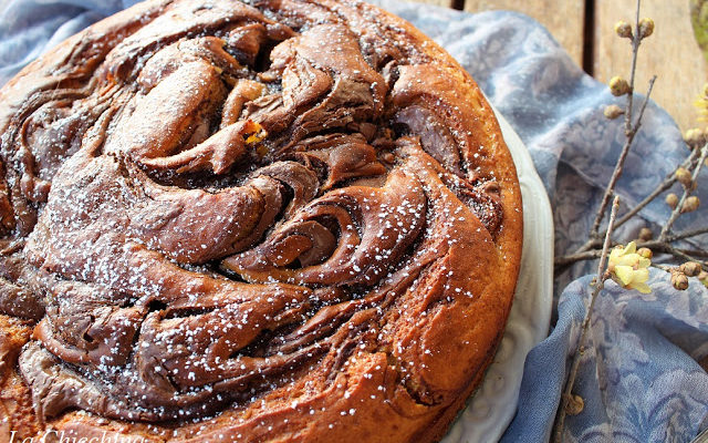 TORTA RICOTTA E NUTELLA