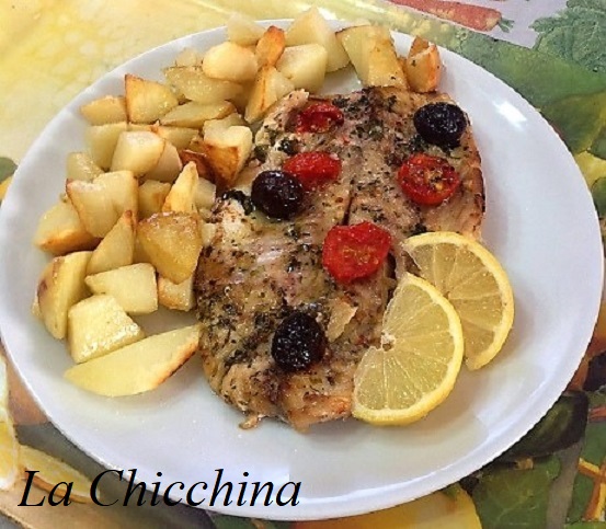 PESCE PERSICO AL FORNO