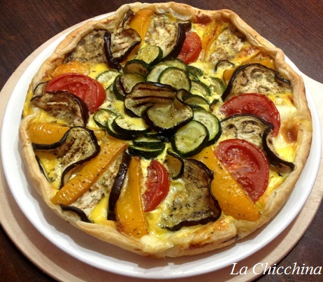 TORTA SALATA ALLE VERDURE DELLA CHICCHINA