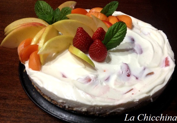 CHEESECAKE LEGGERA ALLA FRUTTA CHE VUOI!