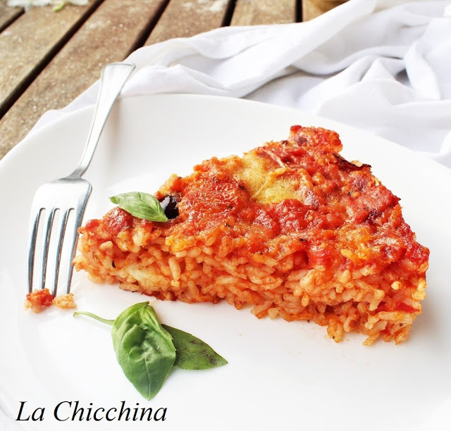 TORTINO DI RISO ALLA PIZZAIOLA
