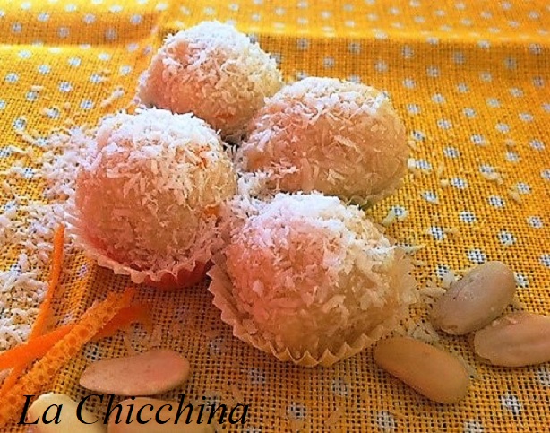 TARTUFI AL CIOCCOLATO BIANCO E COCCO