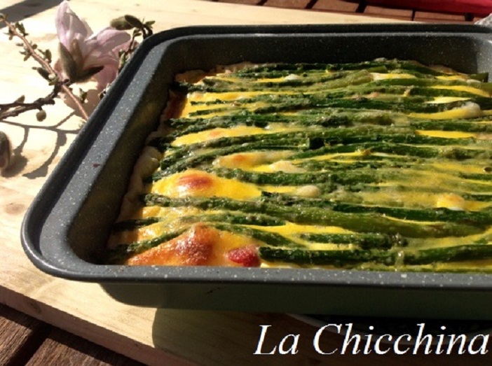 TORTA CON GLI ASPARAGI