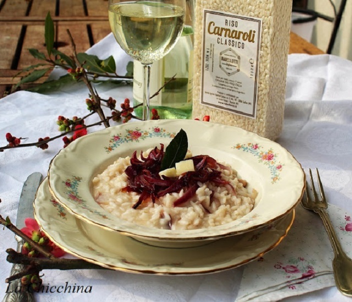 RISOTTO CON TALEGGIO E CIPOLLE CARAMELLATE