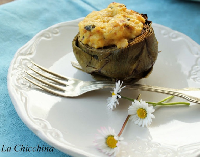 CARCIOFI RIPIENI IN PADELLA