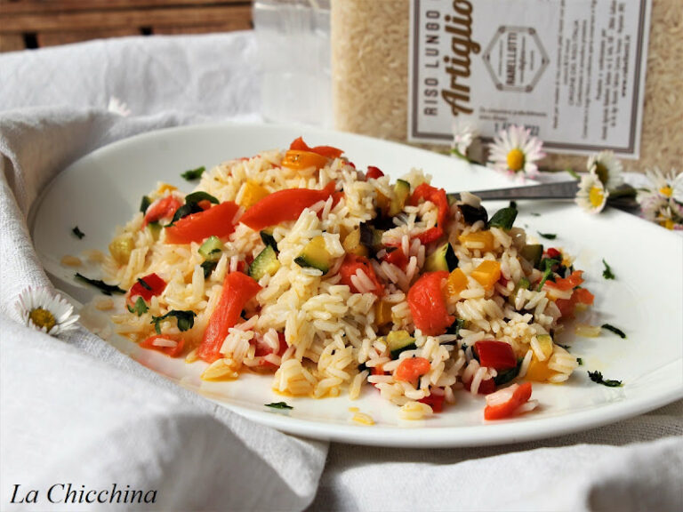 RISO ARTIGLIO CON VERDURE E SALMONE